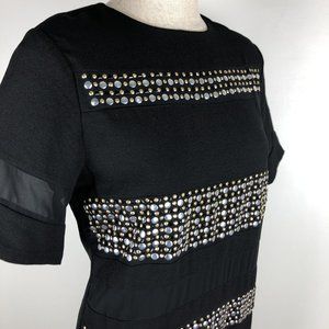 Endless Rose Studded Sheath Shirt Dress Sz M NWOT